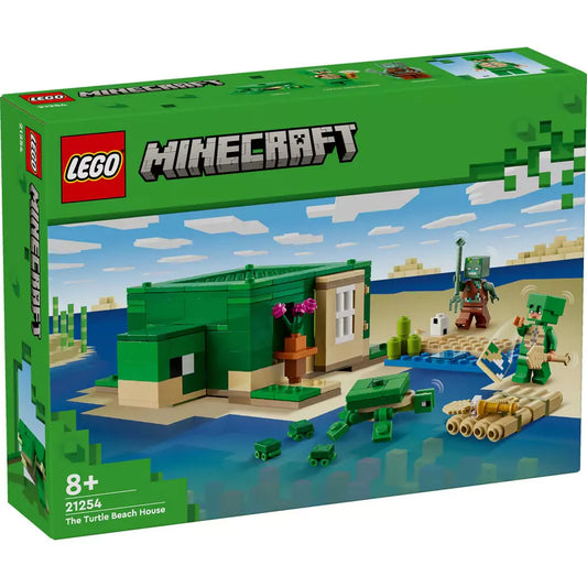LEGO Minecraft A tengerparti teknősház 21254