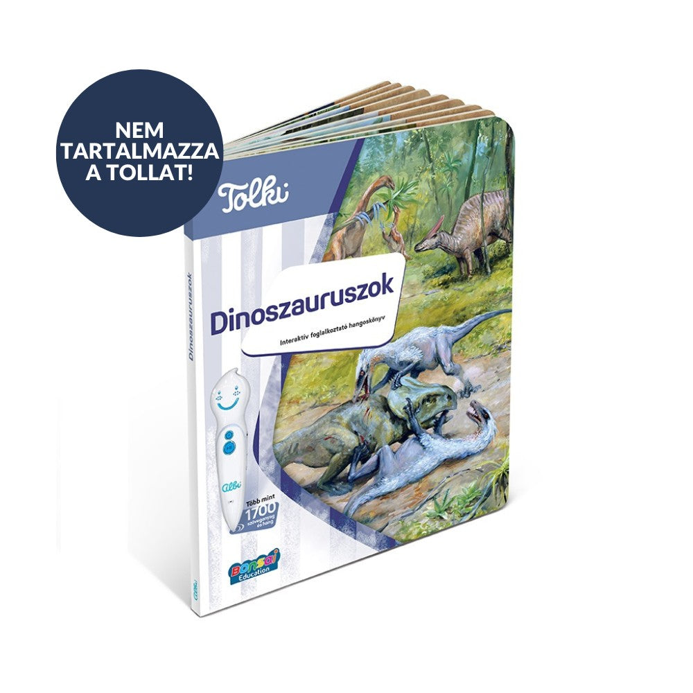Tolki interaktív könyv - Dinoszauruszok (Enyhén sérült)