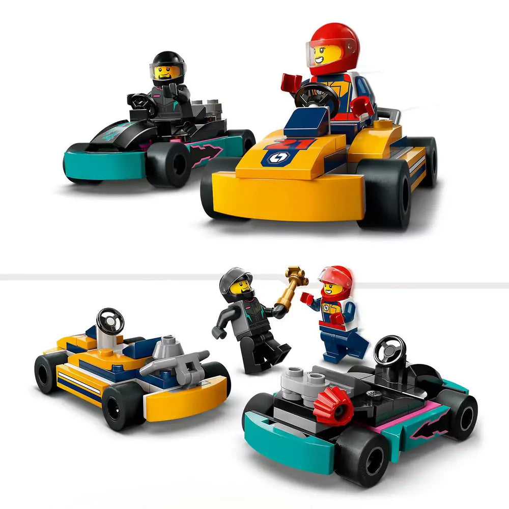 LEGO City Gokartok és versenypilóták 60400