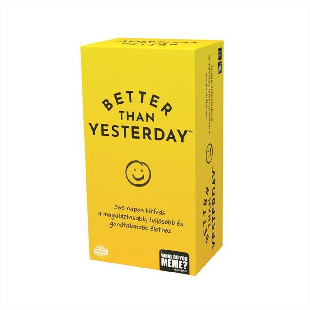 Better Than Yesterday, magyar nyelvű társasjáték