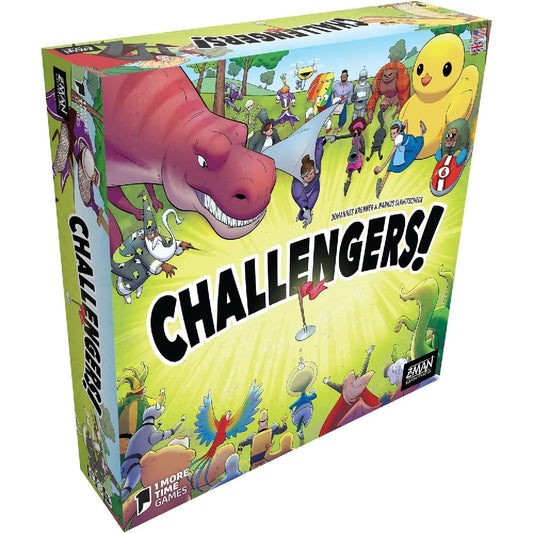 Challengers! - Angol nyelvű társasjáték Dobozkep