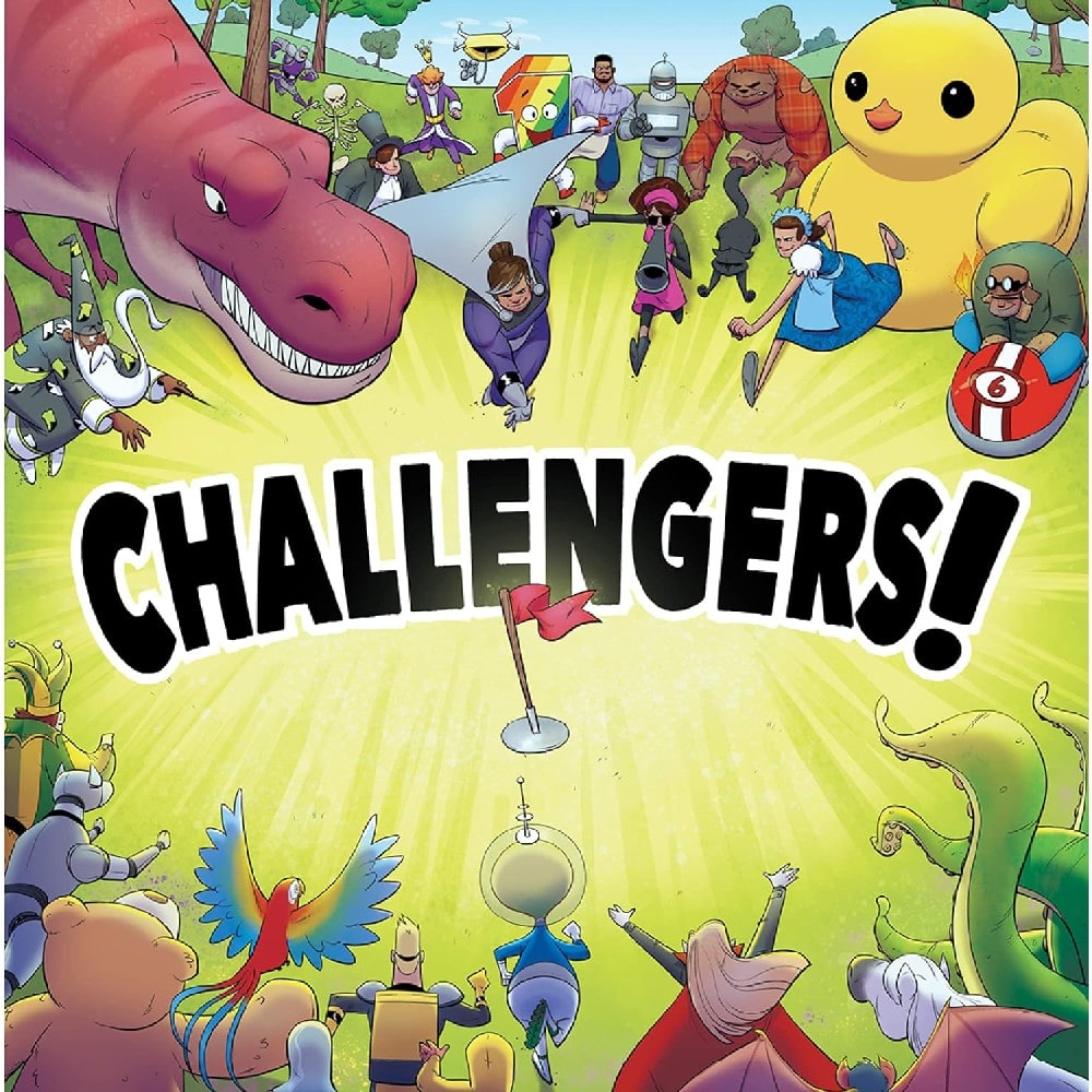 Challengers! - Angol nyelvű társasjáték Doboz eleje