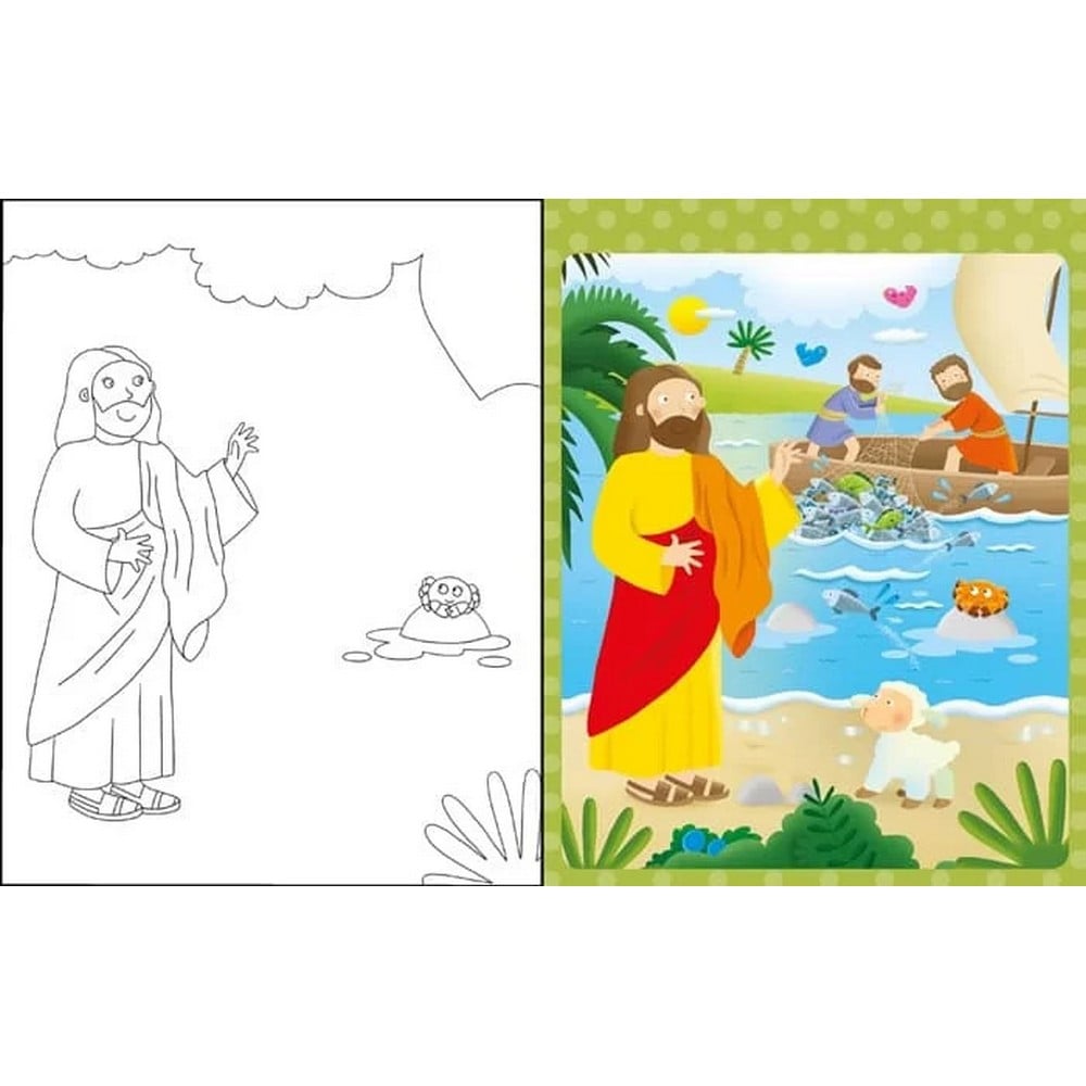 Jézus csodái – vizes kifestő