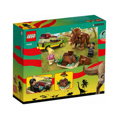 LEGO Jurassic World Triceratops kutatás 76959