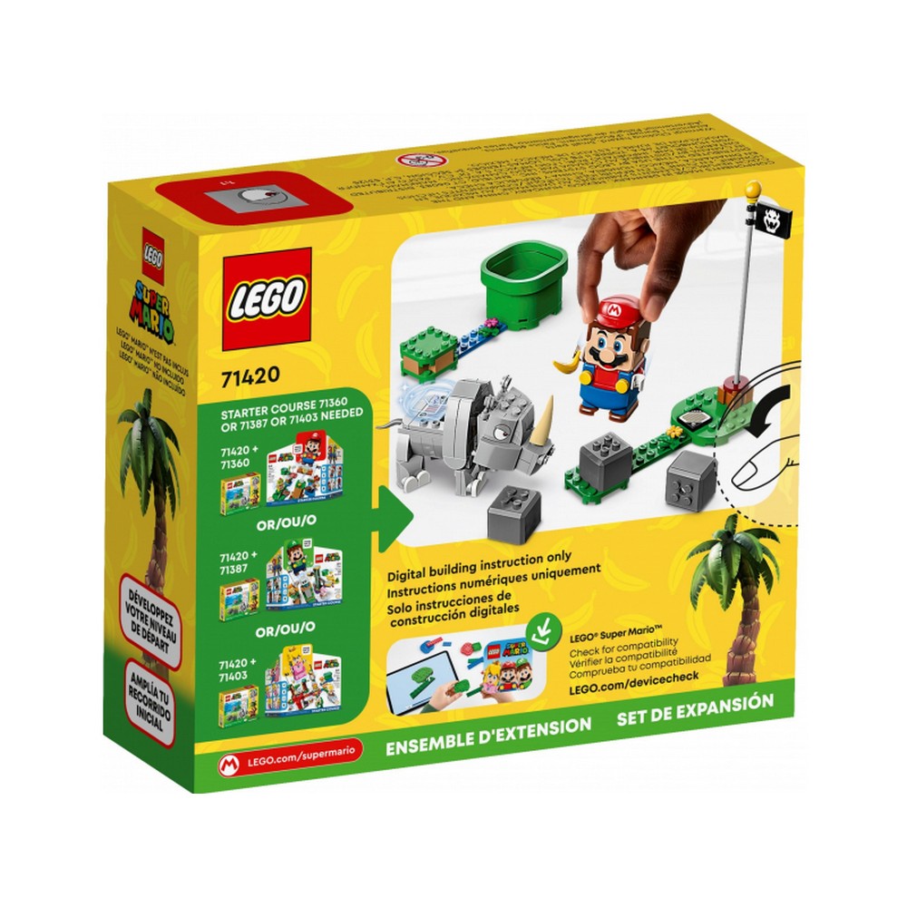 LEGO Super Mario Rambi az orrszarvú kiegészítő szett 71420