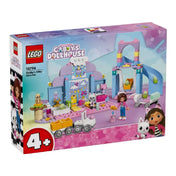 LEGO Gabby's Dollhouse 10796 készlet doboza elölnézetből, rajta a Gabi cicabölcsije-fül játékszett színes grafikájával és 4+ korosztályjelzéssel.