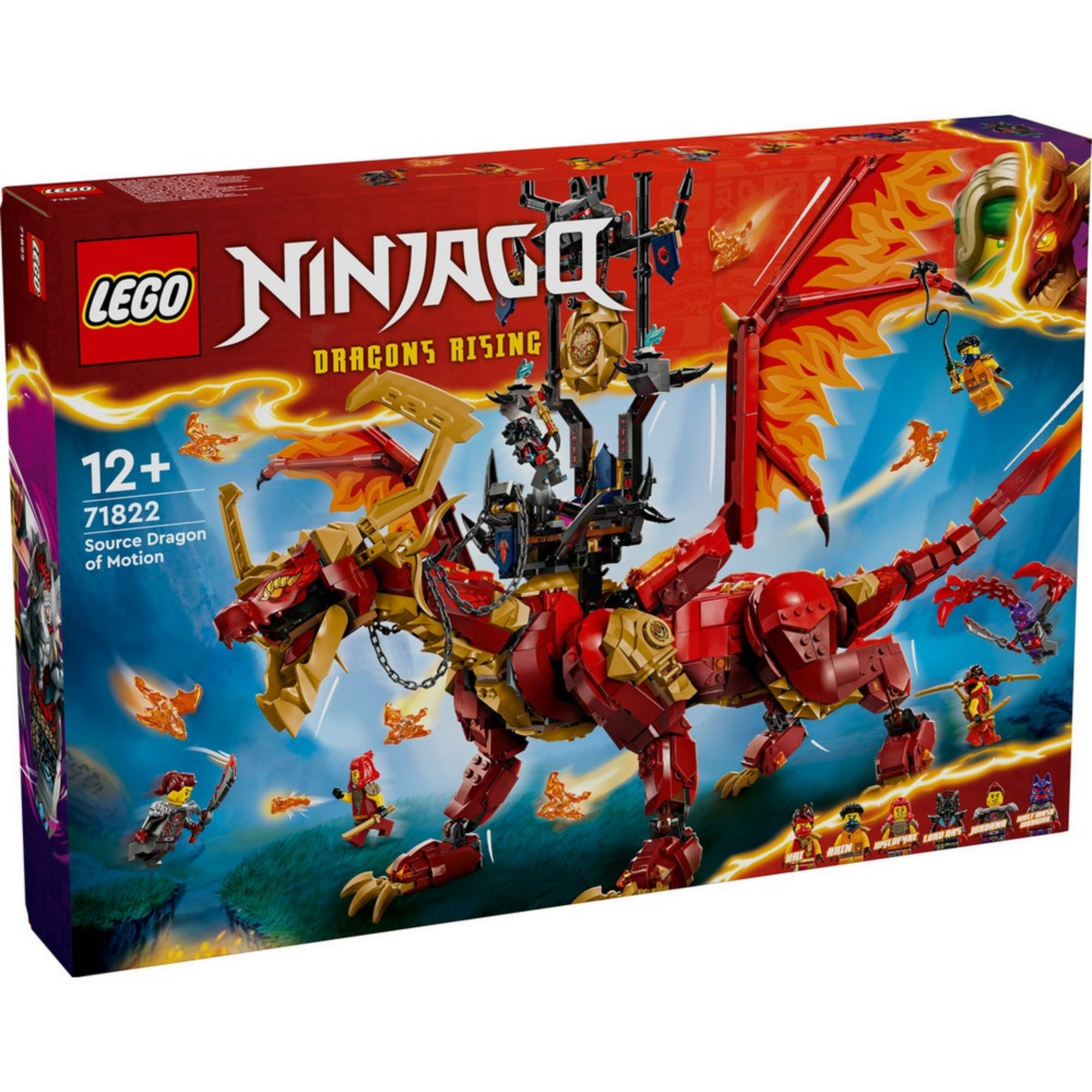 LEGO NINJAGO: A mozgás eredendő sárkánya 71822, 1716 darabos