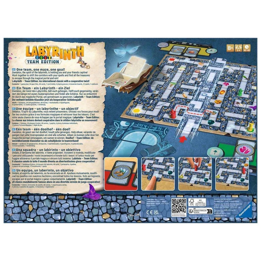 Labyrinth: Team Edition, többnyelvű társasjáték