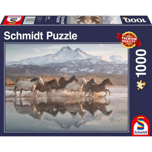 1000 darabos puzzle - Horses in Cappadocia, Schmidt