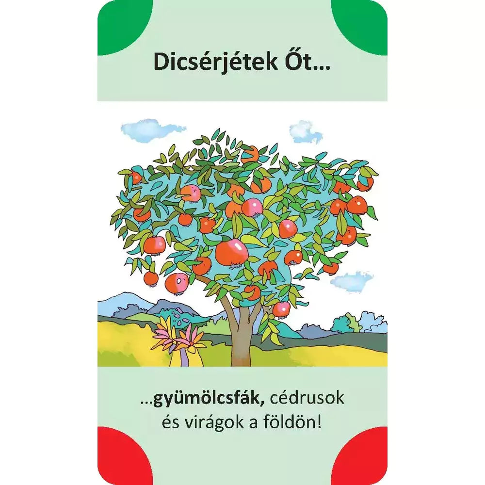 Dicsérjétek az Urat, kvartett játék magyar nyelvű társasjáték
