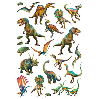 Puzzle Schmidt: Vad dinoszauruszok, 150 darab + Ajándék dinoszauruszos tetkó