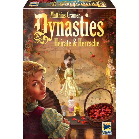 Dynasties: Heirate & Herrsche - Német nyelvű társasjáték doboza