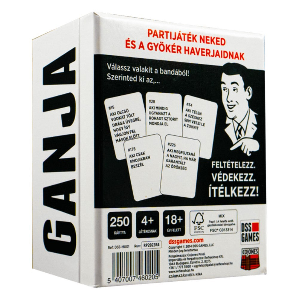 Pia, ganja vagy idióta, magyar nyelvű társasjáték