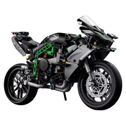 LEGO Technic Kawasaki Ninja Motorkerékpár összerakva
