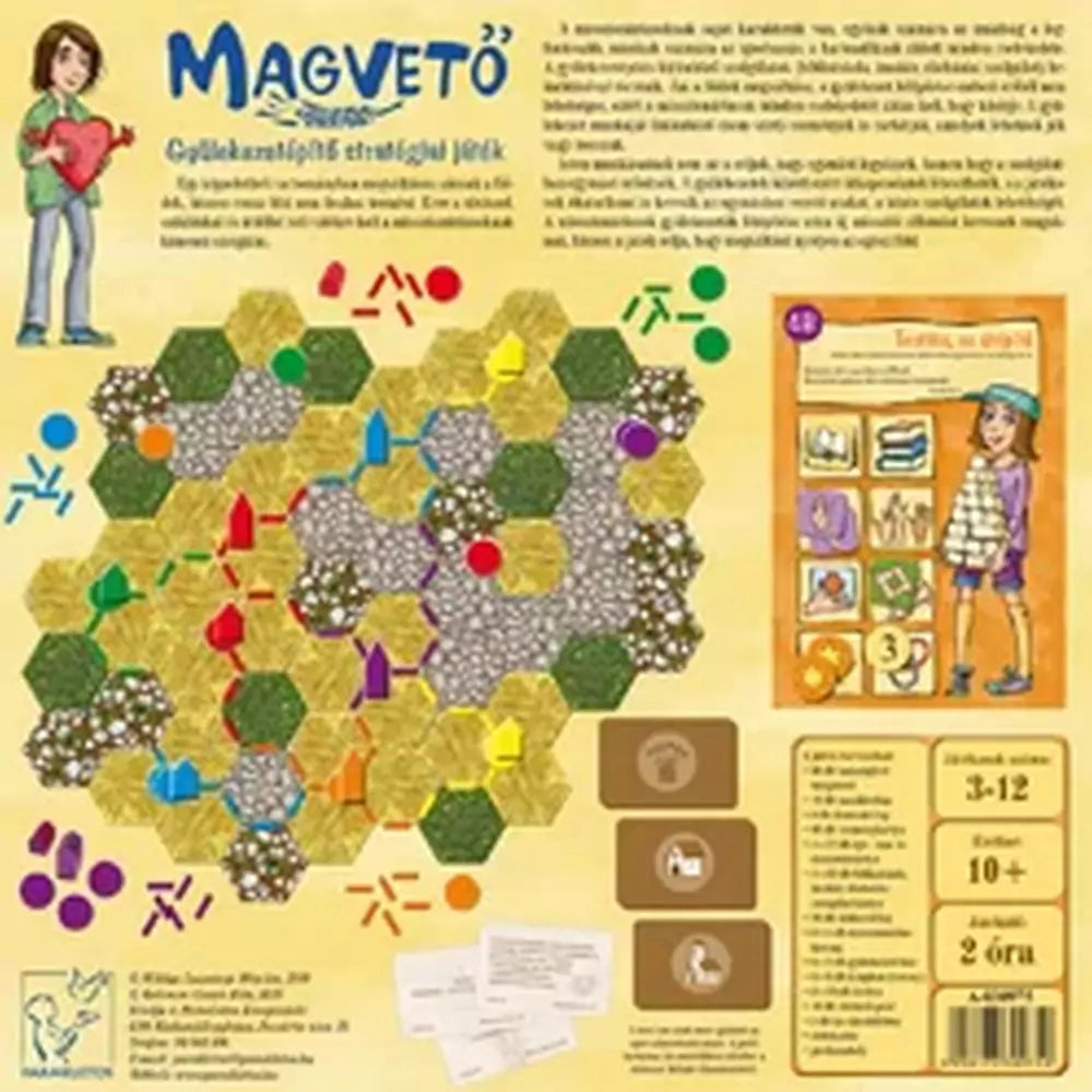Magvető, gyülekezetépítő stratégiai magyar nyelvű társasjáték