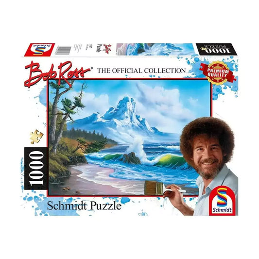 Puzzle Schmidt: Bob Ross - Mountain by the Sea, 1000 darab