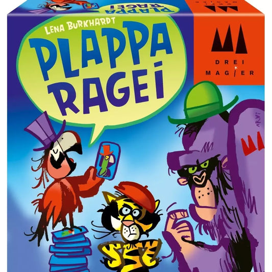 Plapparagei - Angol nyelvű társasjáték doboza