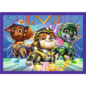 Mancs Őrjárat 4 az 1-ben puzzle – Küldetésre készen – Rocky, Chase és Zuma páncélos szerelésben, készen egy új küldetésre.