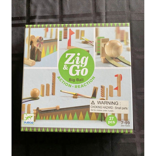 Djeco Zig & Go "Nagy golyó", 27 darabos készlet - csomagolas elolnezet