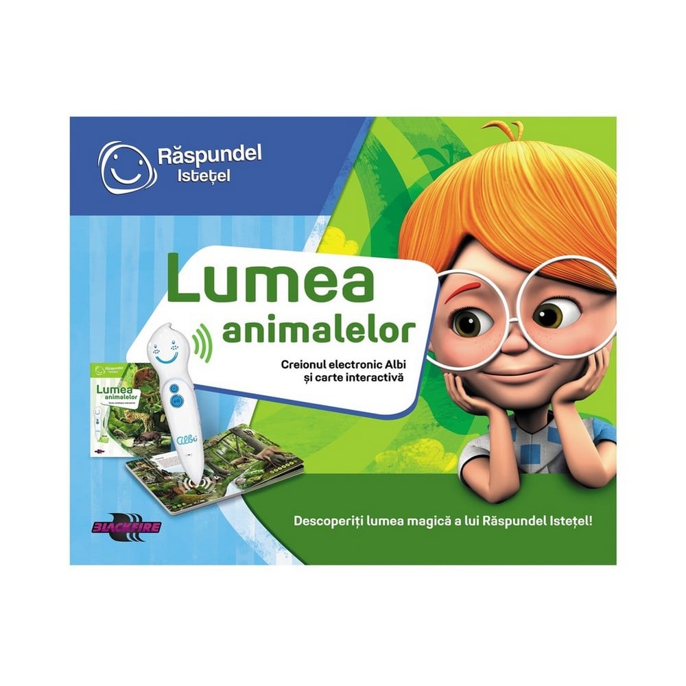 Răspundel Istețel Set Lumea Animalelor (creion+carte) román nyelvű könyv