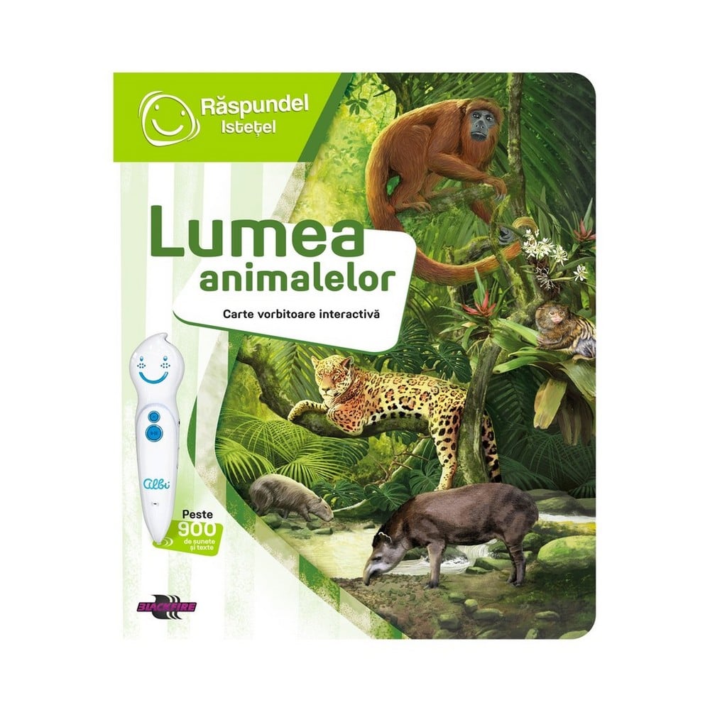 Răspundel Istețel Set Lumea Animalelor (creion+carte) román nyelvű könyv