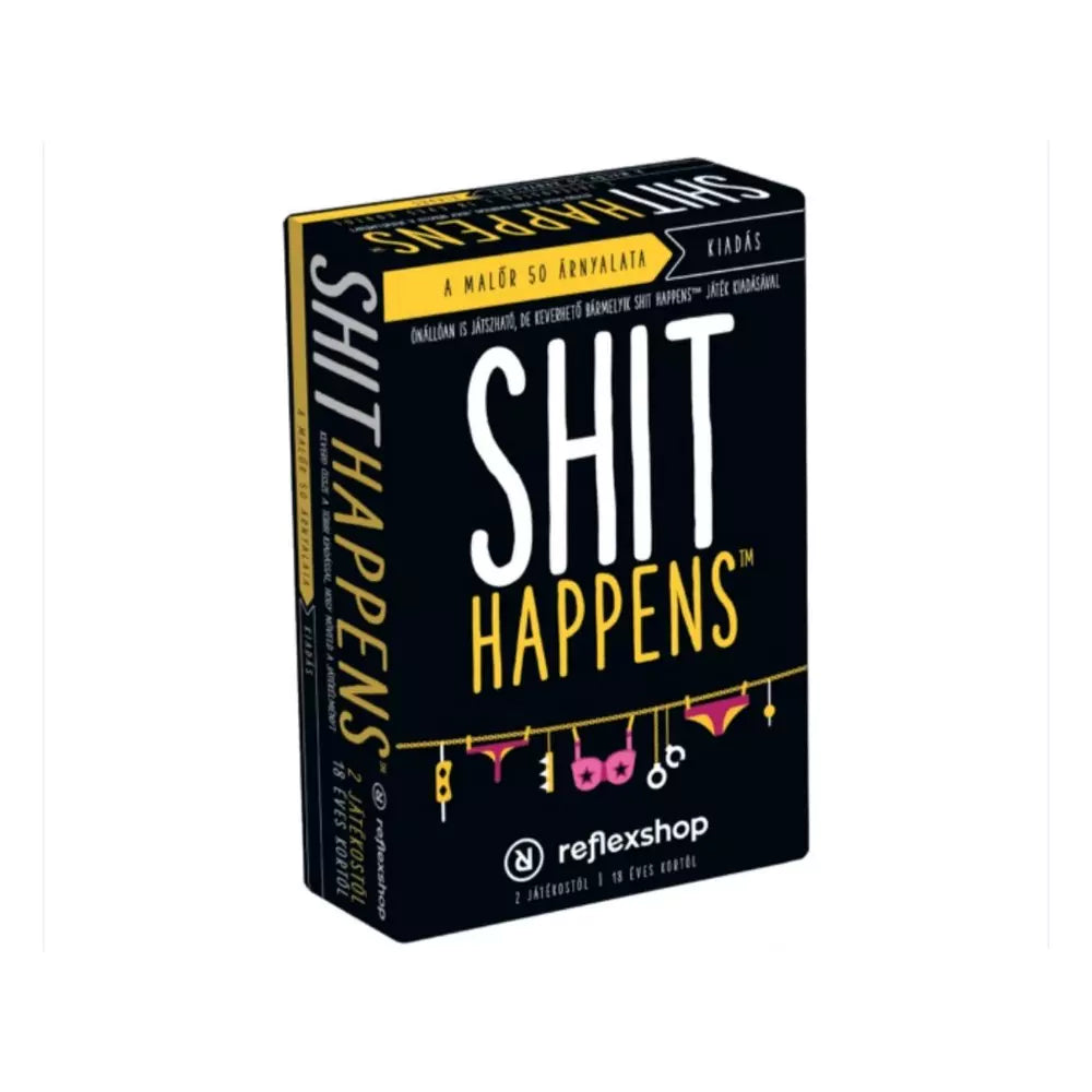 Shit happens: A malőr 50 árnyalata magyar nyelvű társasjáték