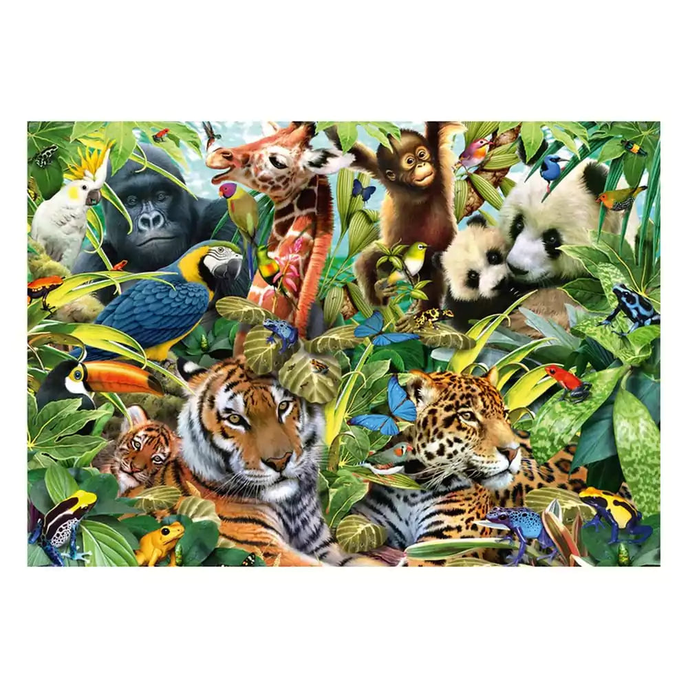 Puzzle Schmidt: Színes Állatok Királysága, 1500 darab