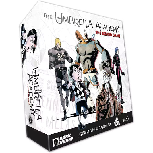 Umbrella Academy: The Board Game doboza