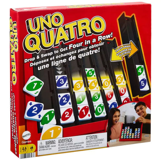 UNO Quatro családi társasjáték doboz