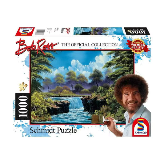 Puzzle Schmidt: Bob Ross - Waterfall on the Light, 1000 darab