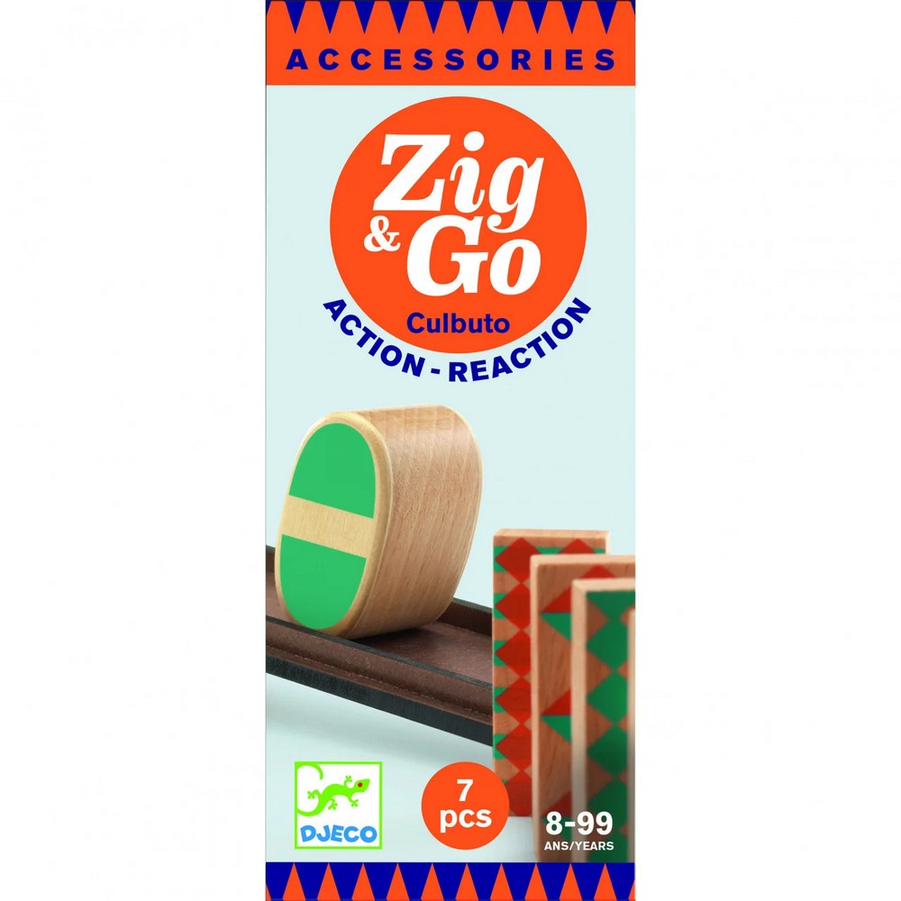 Djeco Zig & Go - "Lejtő", 7 darabos kiegészitő  - csomagolas elolap