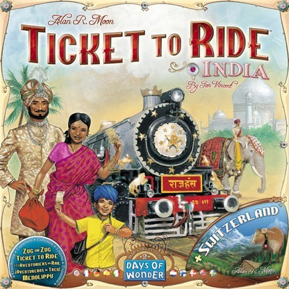 Ticket to Ride: India & Switzerland kiegészítő-Days Of Wonder-1-Játszma.ro - A maradandó élmények boltja