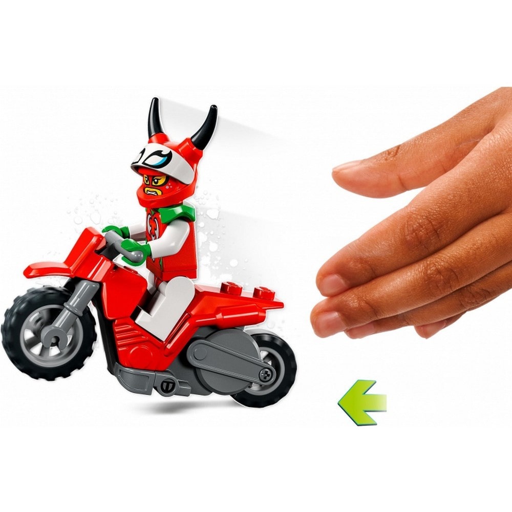 LEGO City Vakmerő skorpió kaszkadőr motorkerékpár 60332