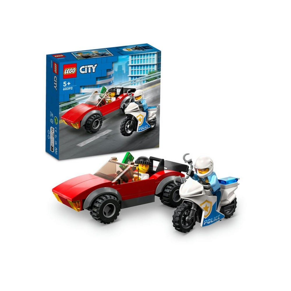 LEGO City Rendőrségi motoros autós üldözés 60392 59 darabos
