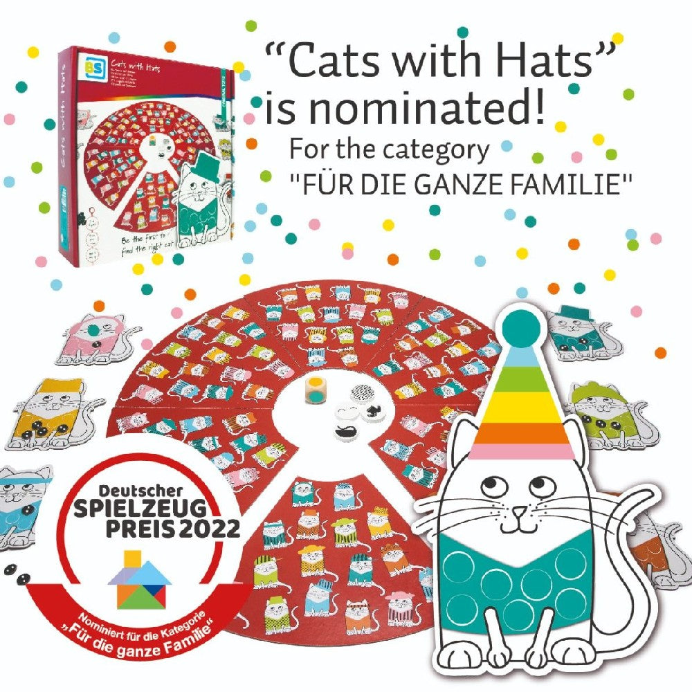 Cats with Hats, BS Toys angol nyelvű társasjáték