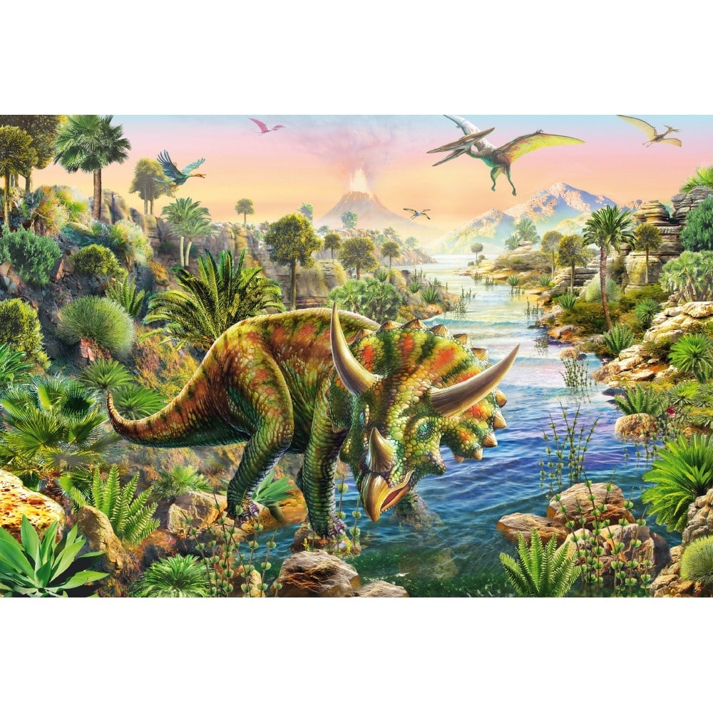 Puzzle: Dinoszauruszok kalandjai (3x48 darab)