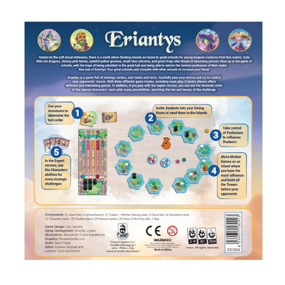 Eriantys angol nyelvű társasjáték