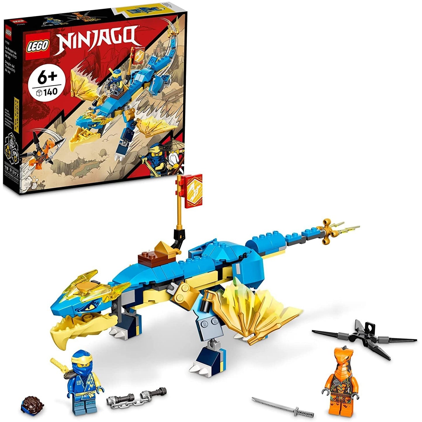 LEGO NINJAGO Jay mennydörgő EVO sárkánya 71760