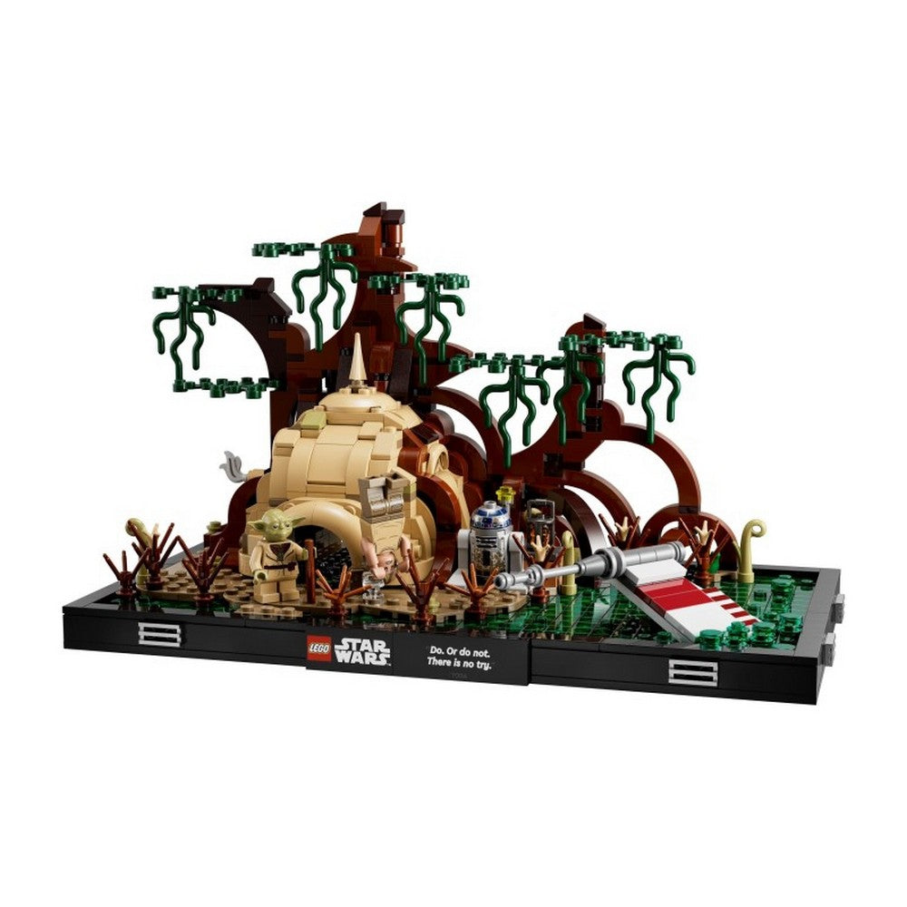 LEGO Star Wars Jedi™ kiképzés a Dagobah™ bolygón dioráma 75330