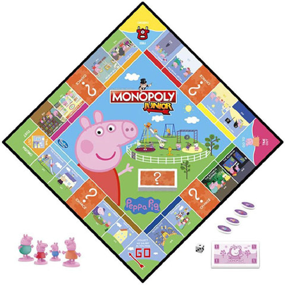 Monopoly Junior Peppa Pig magyar nyelvű társasjáték