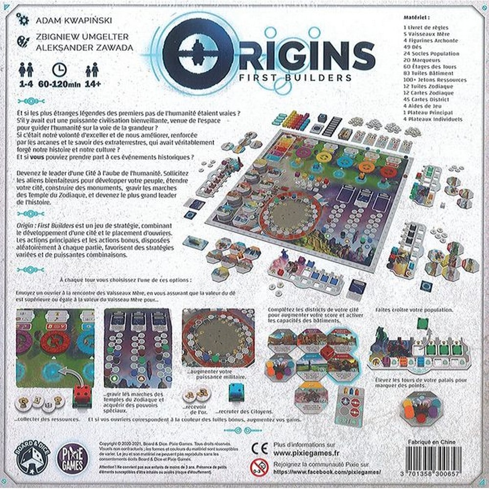 Origins: First Builders -Angol nyelvű társasjáték