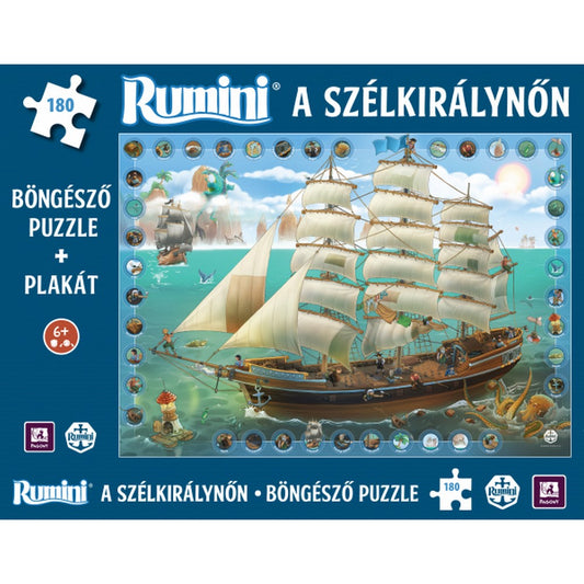 Rumini a Szélkirálynőn - 180 darabos puzzle