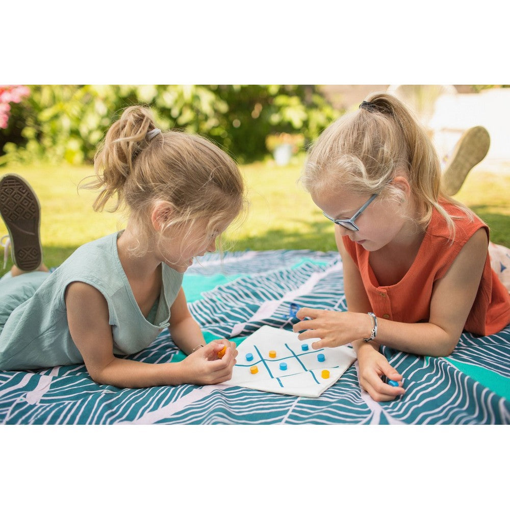 Utazó játékok: sakk, dáma, Tic Tac Toe, BS Toys angol nyelvű társasjáték