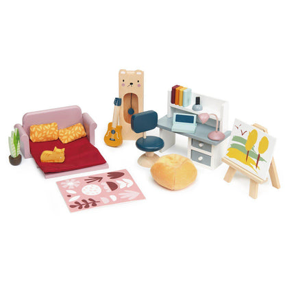 Babaház, prémium minőségű fából - 27 darab, baba nélkül - Tender Leaf Toys-Tender Leaf Toys-3-Játszma.ro - A maradandó élmények boltja