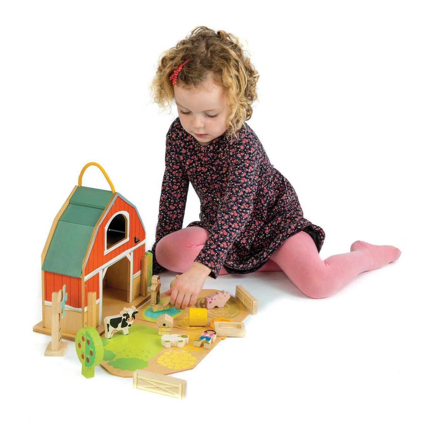 Kis hambár, prémium minőségű fából - Little Barn - 18 darab - Tender Leaf Toys-Tender Leaf Toys-5-Játszma.ro - A maradandó élmények boltja