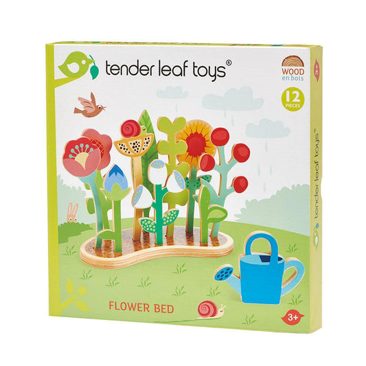 Virágágyás, prémium minőségű fából - Flower Bed - 12 darab - Tender Leaf Toys-Tender Leaf Toys-1-Játszma.ro - A maradandó élmények boltja