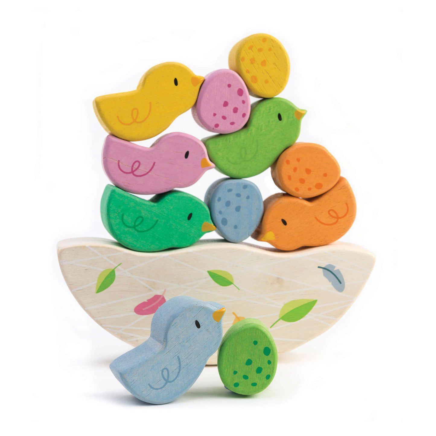 Madaras hinta, prémium minőségű fából - Rocking Baby Bird - 12 darab - Tender Leaf Toys-Tender Leaf Toys-2-Játszma.ro - A maradandó élmények boltja