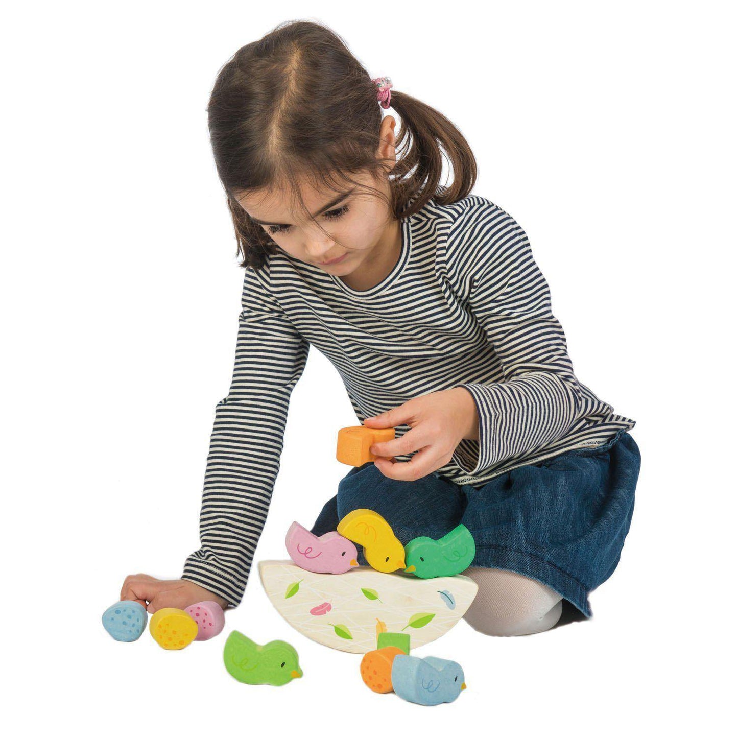 Madaras hinta, prémium minőségű fából - Rocking Baby Bird - 12 darab - Tender Leaf Toys-Tender Leaf Toys-4-Játszma.ro - A maradandó élmények boltja