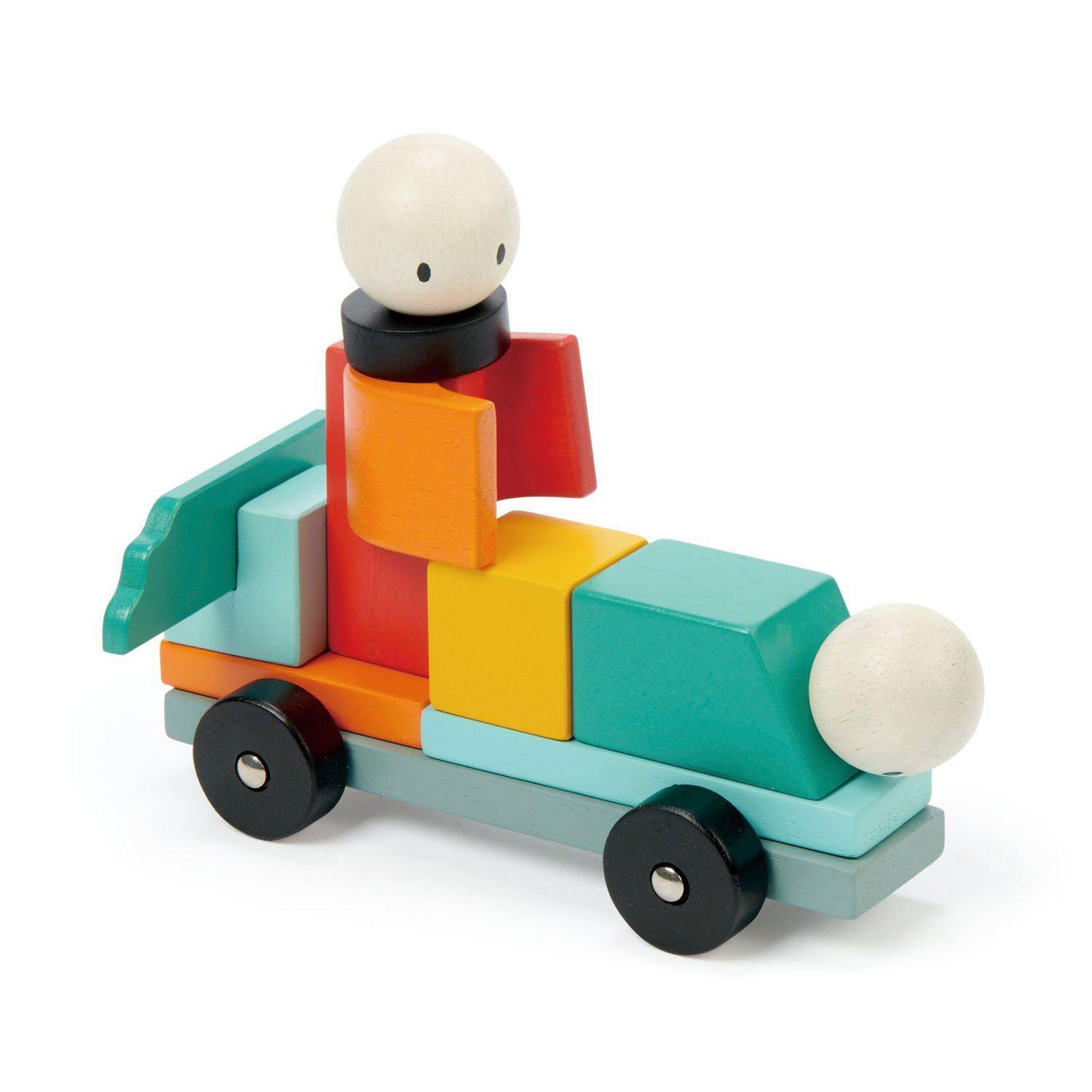 Racing Magblocks mágneses építő játék, prémium minőségű fából - Racing Magblocs - 14 darab -Tender Leaf Toys-Tender Leaf Toys-2-Játszma.ro - A maradandó élmények boltja