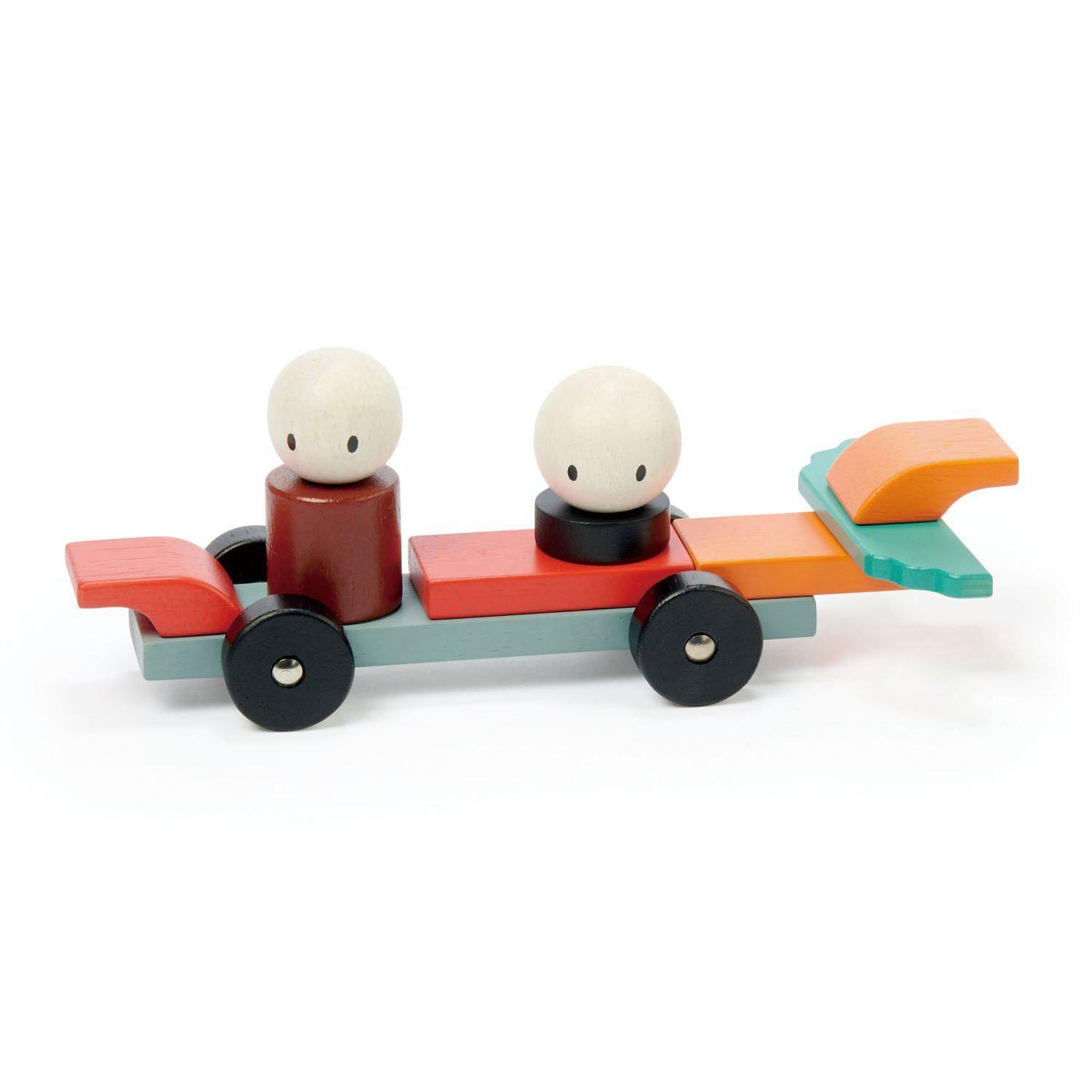 Racing Magblocks mágneses építő játék, prémium minőségű fából - Racing Magblocs - 14 darab -Tender Leaf Toys-Tender Leaf Toys-8-Játszma.ro - A maradandó élmények boltja